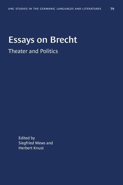 Essays on Brecht - 