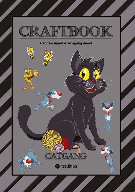 CRAFTBOOK - SUPER SPIEL - CATCH THE RAT - TOLLE MOTIVE - KREATIVES MALEN - BASTELN - MOGO DIE MAUS - KATZENBILDER - Wolfgang André, Gabriele André