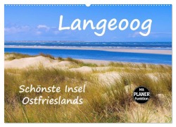 Cover-Bild zum Titel 'Langeoog - Schönste Insel Ostfrieslands (Wandkalender 2026 DIN A2 quer), CALVENDO Monatskalender' von 'LianeM LianeM'