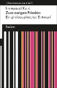 Zum ewigen Frieden - Immanuel Kant