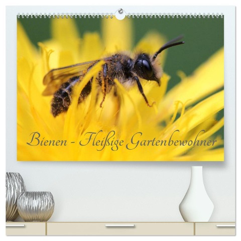 Bienen - Fleißige Gartenbewohner (hochwertiger Premium Wandkalender 2025 DIN A2 quer), Kunstdruck in Hochglanz - Silvia Hahnefeld