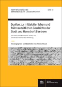 Cover-Bild zum Titel 'Quellen zur mittelalterlichen und frühneuzeitlichen Geschichte der Stadt und Herrschaft Beeskow' von ''