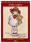 Erste Liebe - Teddybären auf alten Ansichtskarten (Tischkalender 2025 DIN A5 hoch), CALVENDO Monatskalender - Henning von Löwis of Menar