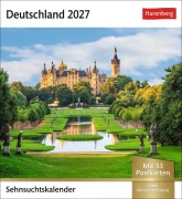 Cover-Bild zum Titel 'Deutschland Sehnsuchtskalender 2027 - Wochenkalender mit 53 Postkarten' von ''