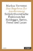 Cover-Bild zum Titel 'Das Begehren der Anerkennung' von 'Markus Verweyst'