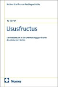 Cover-Bild zum Titel 'Ususfructus' von 'Yu-Ta Pan'