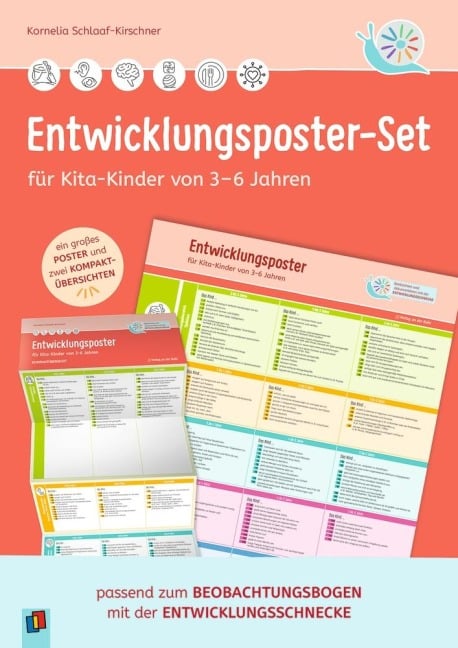 Entwicklungsposter-Set für Kita-Kinder von 3-6 Jahren - Kornelia Schlaaf-Kirschner