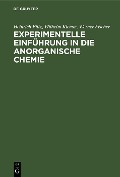 Cover-Bild zum Titel 'Experimentelle Einführung in die anorganische Chemie' von 'Heinrich Biltz, Wilhelm Klemm, Werner Fischer'