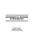 Cover-Bild zum Titel 'Experimental Methods in Psychology' von 'Gustav Levine, Stanley Parkinson'