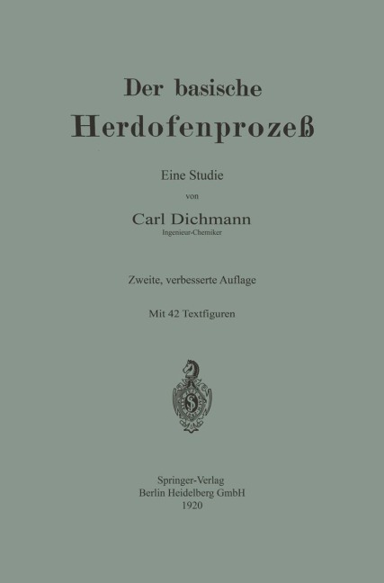Der basische Herdofenprozeß - Carl Dichmann