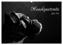 Cover-Bild zum Titel 'Hundeportraits Fine Art (Wandkalender 2026 DIN A2 quer), CALVENDO Monatskalender' von 'Jana Behr'