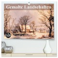 Gemalte Landschaften (hochwertiger Premium Wandkalender 2024 DIN A2 quer), Kunstdruck in Hochglanz - Elisabeth Stanzer