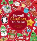 Cover-Bild zum Titel 'Kawaii Christmas Coloring' von 'Editors of Chartwell Books'