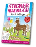 Cover-Bild zum Titel 'Stickermalbuch: Pferde & Ponys' von ''