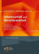 Cover-Bild zum Titel 'Arbeitsunfall und Berufskrankheit' von 'Gerhard Mehrtens, Stephan Brandenburg, Helmut Valentin, Alfred Schönberger'