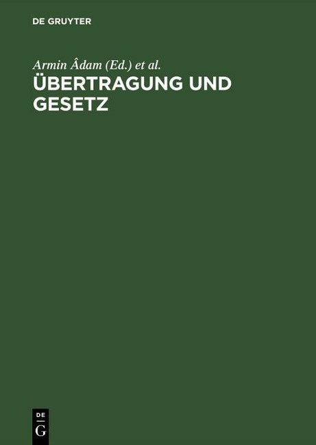 Übertragung und Gesetz - 