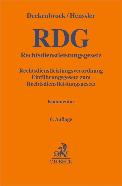 Rechtsdienstleistungsgesetz. RDG - 