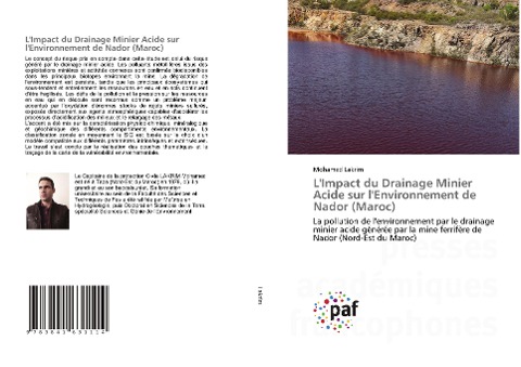 L'Impact du Drainage Minier Acide sur l'Environnement de Nador (Maroc) - Mohamed Lakrim