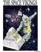 Cover-Bild zum Titel 'The Space Vikings' von 'Dd White'