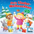 Mein Lieder-Weihnachten - Liederbuch mit 6 integrierten Melodien - Soundbuch für Kinder ab 18 Monaten - 