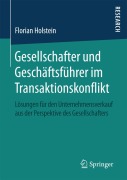 Cover-Bild zum Titel 'Gesellschafter und Geschäftsführer im Transaktionskonflikt' von 'Florian Holstein'