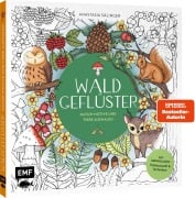 Cover-Bild zum Titel 'Waldgeflüster - Natur-Motive und Tiere ausmalen' von 'Anastasia Sälinger'