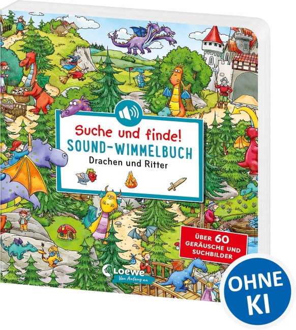Suche und finde! Sound-Wimmelbuch - Drachen und Ritter - 