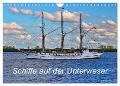 Schiffe auf der Unterweser (Wandkalender 2024 DIN A4 quer), CALVENDO Monatskalender - Christian Harms