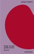 Cover-Bild zum Titel 'lieder an das große nichts' von 'Juliane Liebert'