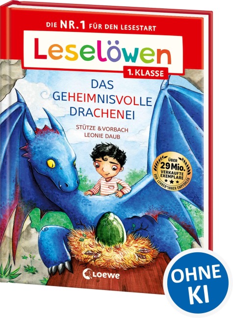 Leselöwen 1. Klasse - Das geheimnisvolle Drachenei - Stütze & Vorbach