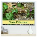 Flinke Eidechsen (hochwertiger Premium Wandkalender 2024 DIN A2 quer), Kunstdruck in Hochglanz - Kattobello Kattobello