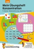 Cover-Bild zum Titel 'Mein Übungsheft Konzentration - Schulanfang: Wahrnehmung, logisches Denken' von 'Ulrike Maier'