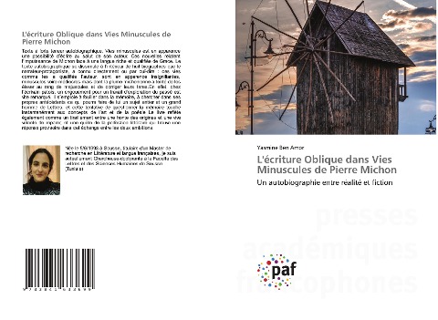 L'écriture Oblique dans Vies Minuscules de Pierre Michon - Yasmine Ben Amor