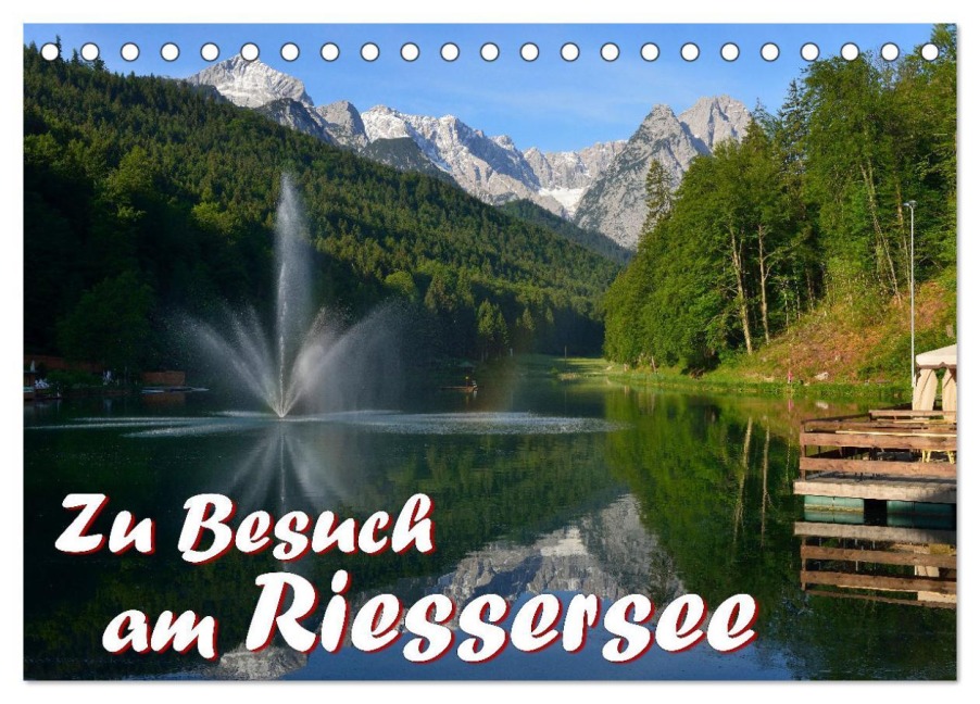 Zu Besuch am Riessersee (Tischkalender 2026 DIN A5 quer), CALVENDO Monatskalender - Dieter Wilczek
