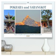 Cover-Bild zum Titel 'POKHARA und SARANGKOT (hochwertiger Premium Wandkalender 2026 DIN A2 quer), Kunstdruck in Hochglanz' von 'Ulrich Senff'