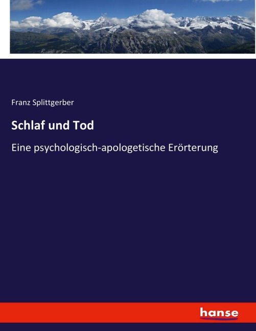 Schlaf und Tod - Franz Splittgerber
