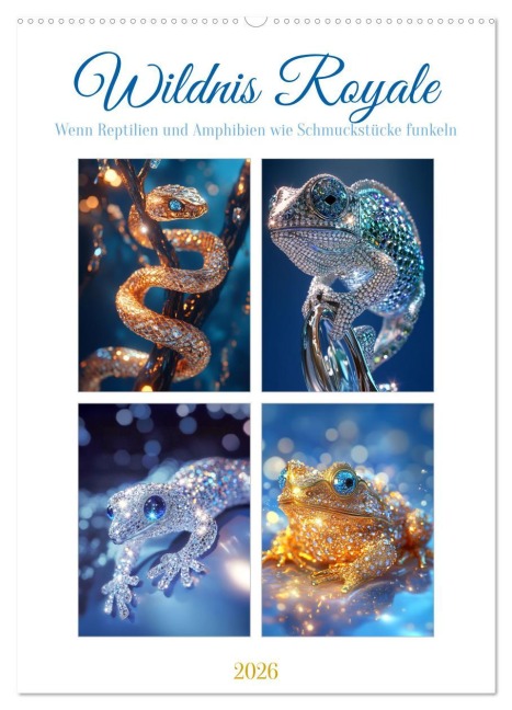 Wildnis Royale (Wandkalender 2026 DIN A2 hoch), CALVENDO Monatskalender - Kerstin Waurick