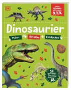 Cover-Bild zum Titel 'Mein Mitmach-Wissens-Kick. Dinosaurier' von ''