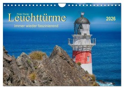 Cover-Bild zum Titel 'Leuchtürme - immer wieder faszinierend (Wandkalender 2026 DIN A4 quer), CALVENDO Monatskalender' von 'Peter Roder'