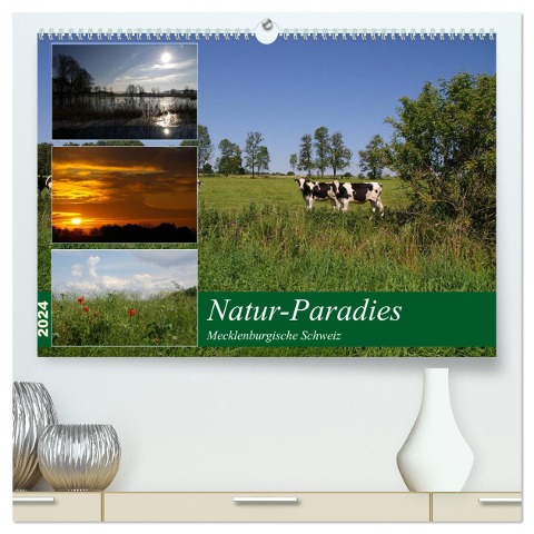 Natur-Paradies Mecklenburgische Schweiz (hochwertiger Premium Wandkalender 2024 DIN A2 quer), Kunstdruck in Hochglanz - Antonia Katharina Tessnow