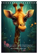 Tierisch gute Illustrationen wie aus einer anderen Welt (Tischkalender 2026 DIN A5 hoch), CALVENDO Monatskalender - Artefacti Artefacti