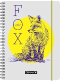 Schülerkalender 2024/2025 "Fox", 2 Seiten = 1 Woche, A5, 208 Seiten - 