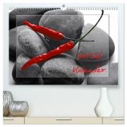 Hot Chili Küchen Kalender (hochwertiger Premium Wandkalender 2026 DIN A2 quer), Kunstdruck in Hochglanz - Tanja Riedel