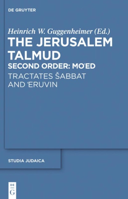 Tractates ¿abbat and 'Eruvin - 