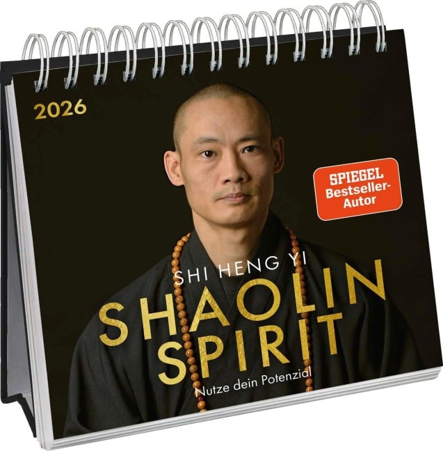 Postkartenkalender 2026: Shaolin Spirit - Shi Heng Yi