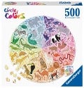 Cover-Bild zum Titel 'Ravensburger Puzzle 17172 Circle of Colors -Animals 500 Teile' von ''