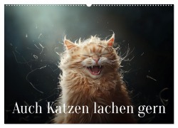 Auch Katzen lachen gern (Wandkalender 2025 DIN A2 quer), CALVENDO Monatskalender - Jürgen Moers