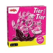Cover-Bild zum Titel 'Tier auf Tier - Pink Edition' von 'Antje Gleichmann, Thade Precht'