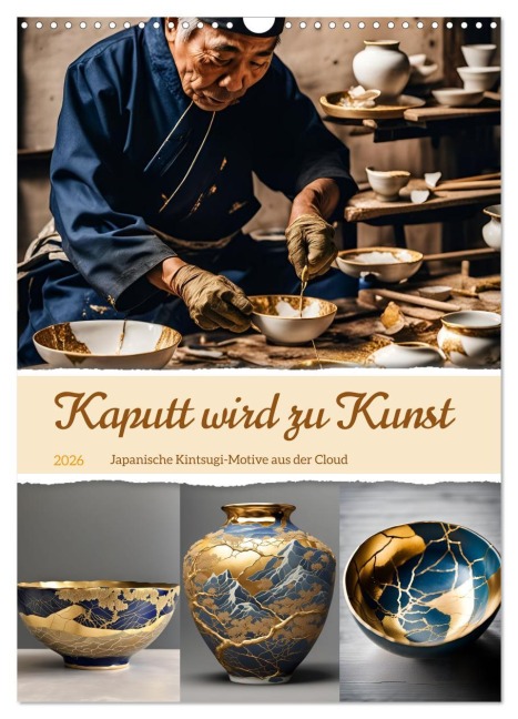 Kaputt wird zu Kunst (Wandkalender 2026 DIN A3 hoch), CALVENDO Monatskalender - Christine Aka Stine1