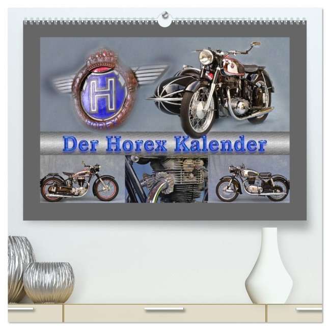 Der Horex Kalender (hochwertiger Premium Wandkalender 2026 DIN A2 quer), Kunstdruck in Hochglanz - Ingo Laue